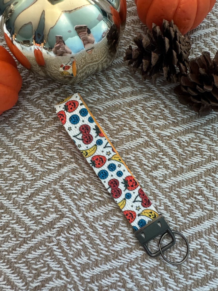 Spooky Fruits Halloween Wristlet