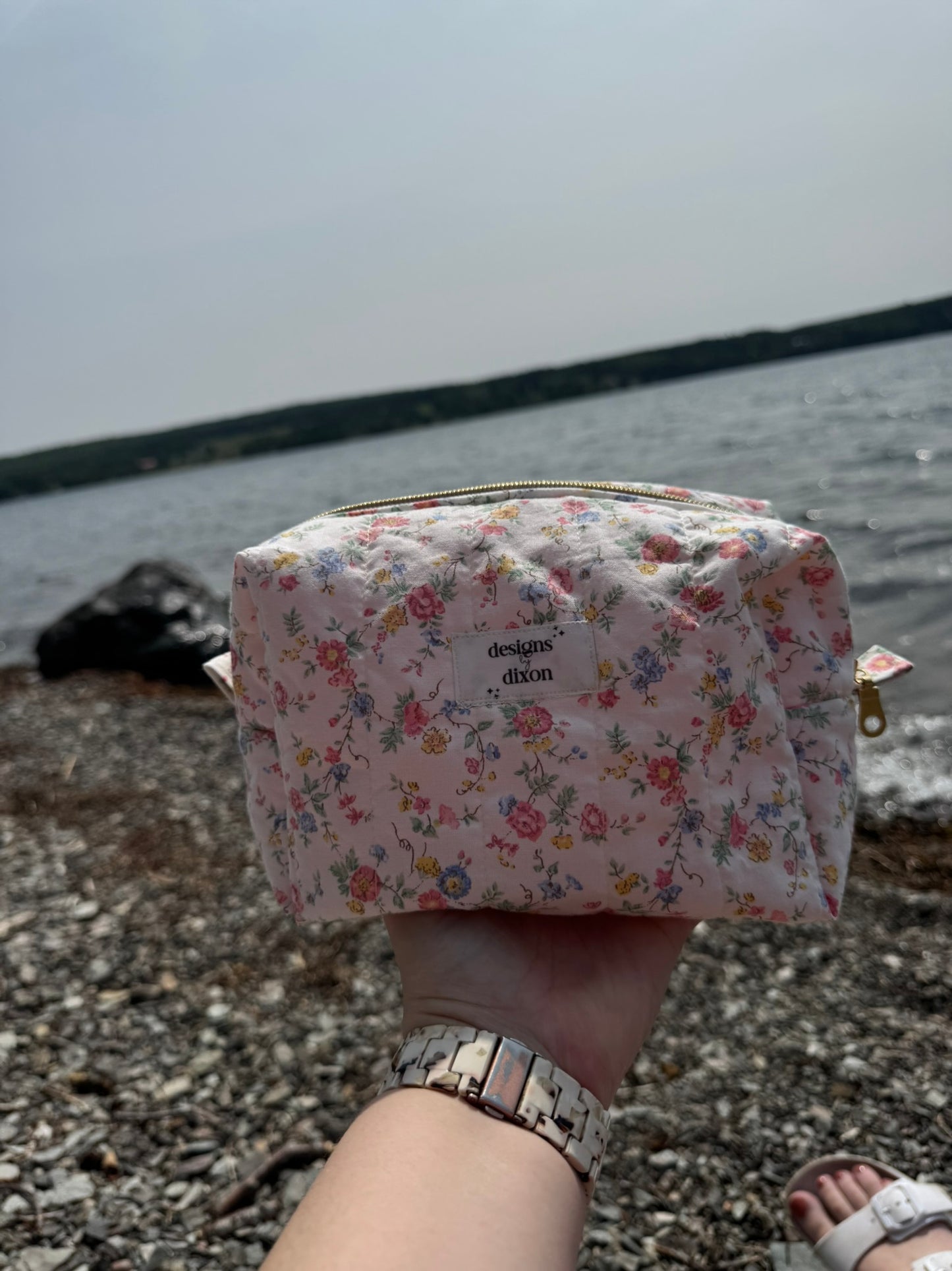 Reclaimed Vintage Fabric Makeup Bag