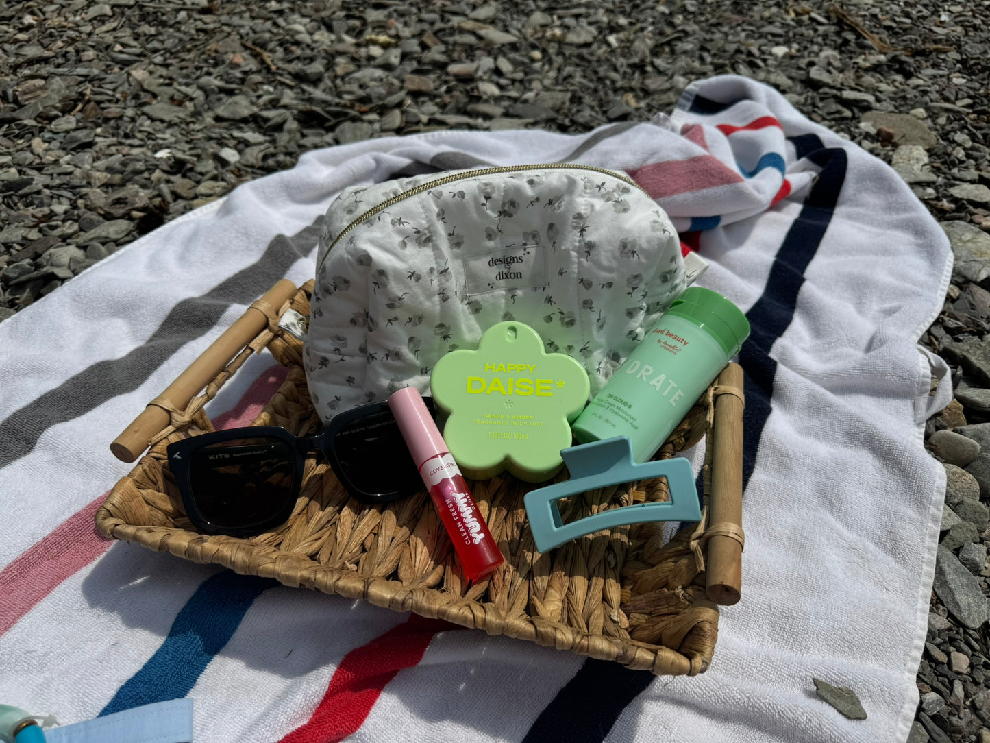 Reclaimed Vintage Fabric Makeup Bag