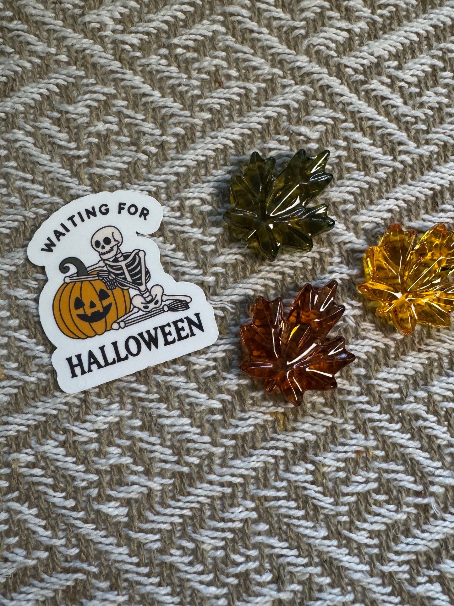 Waiting For Halloween Vinyl Sticker