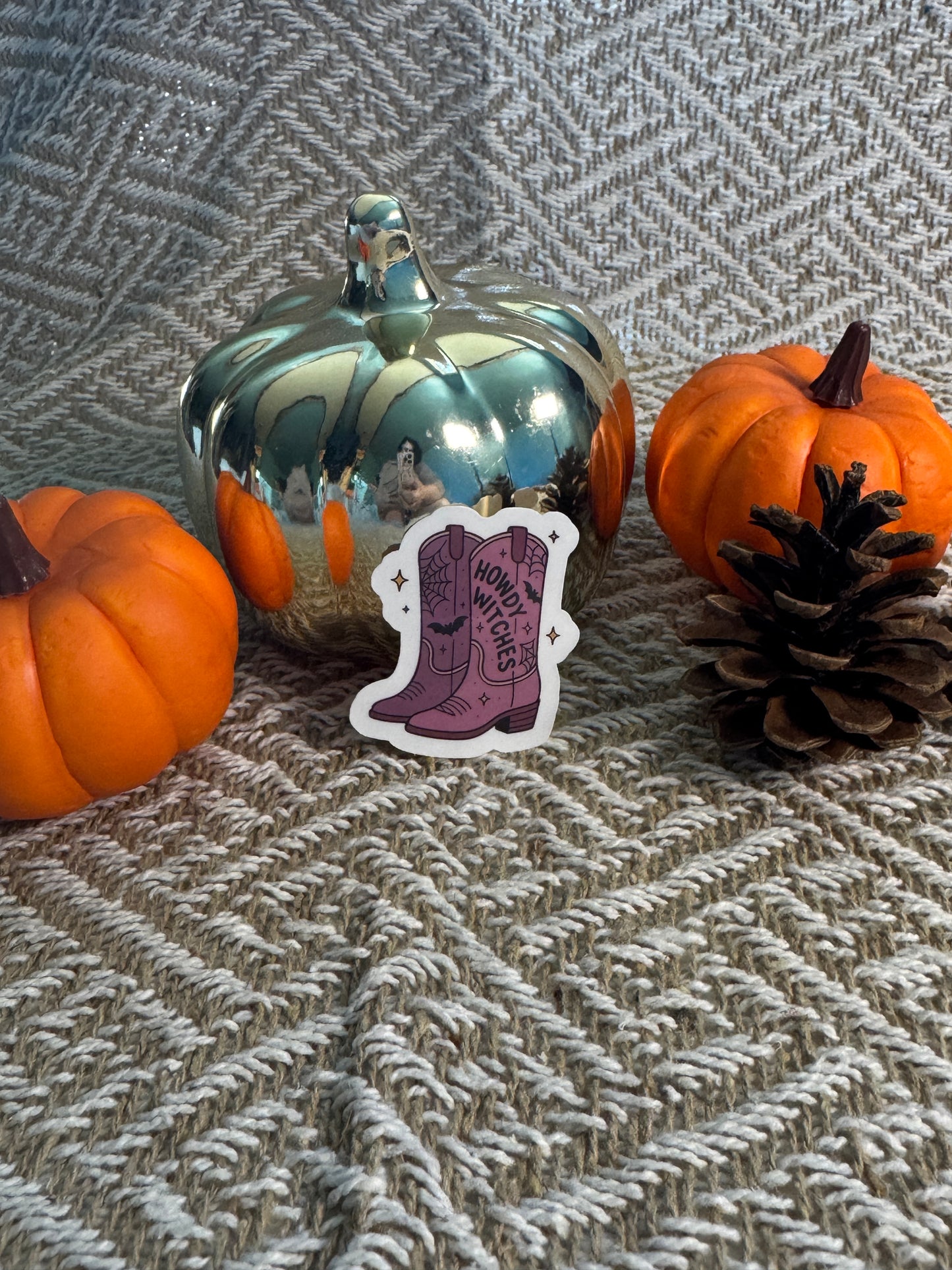 Howdy Witches Vinyl Sticker