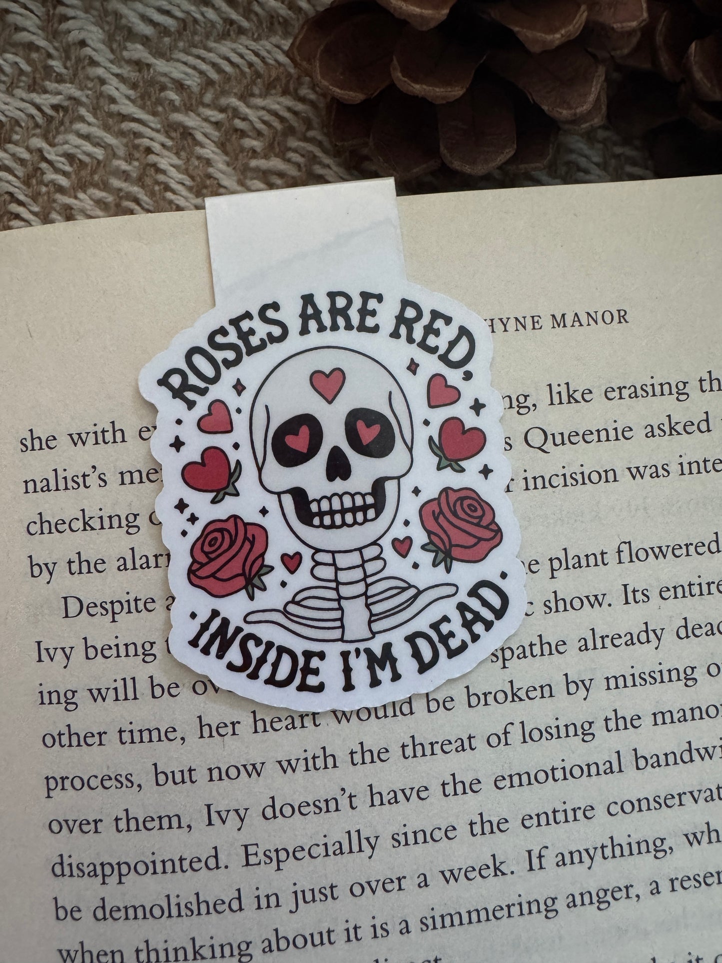 Roses Are Read...Magnetic Bookmark