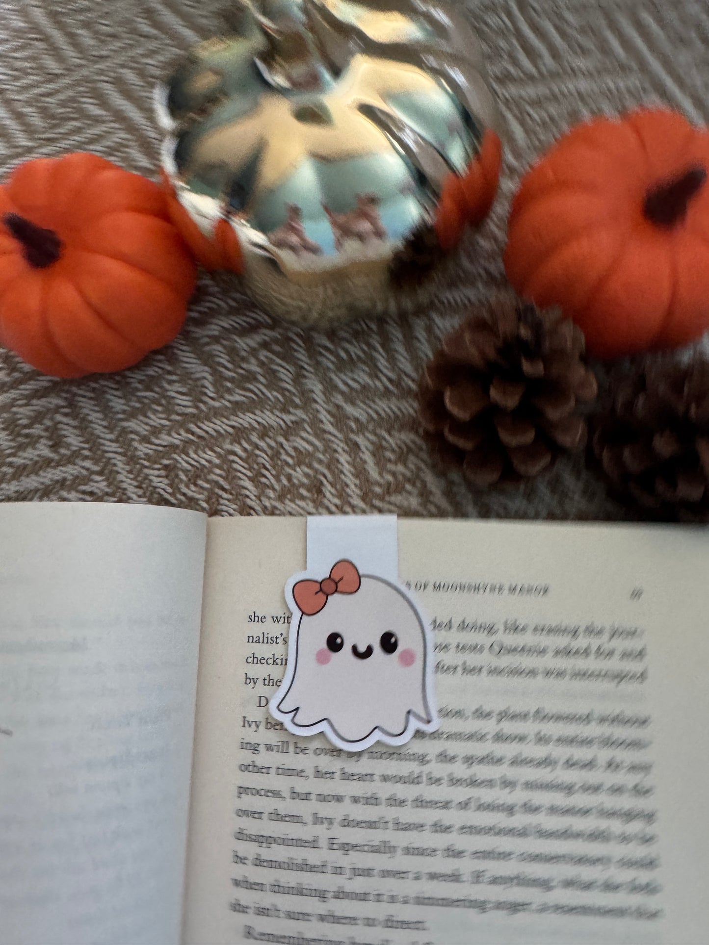 Cutie Ghost Magnetic Bookmark