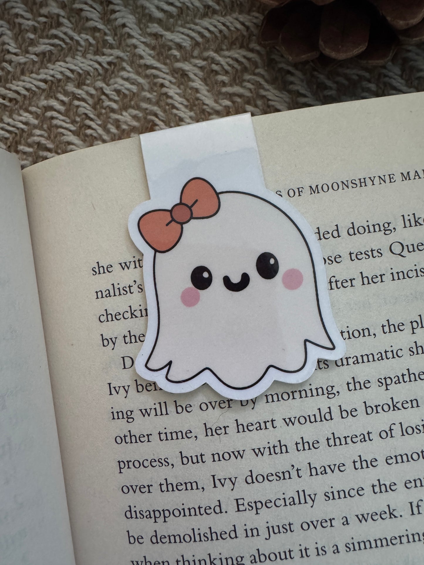 Cutie Ghost Magnetic Bookmark