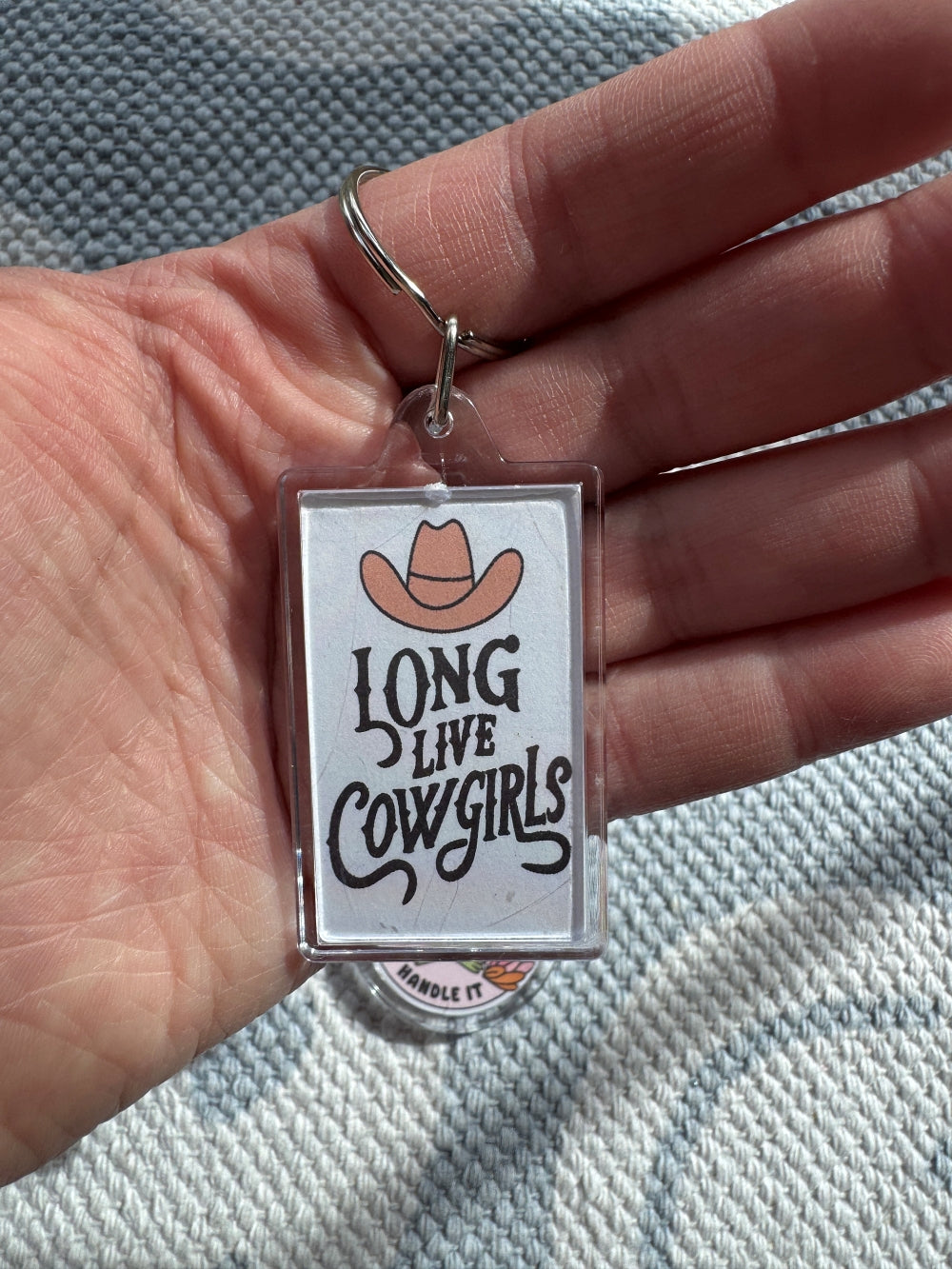 Long Live Cowgirls Keychain