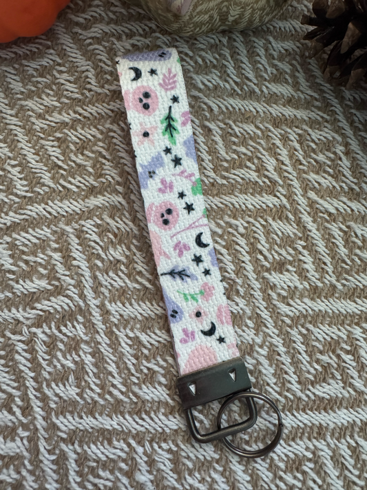 Lilac Ghosts Halloween Wristlet