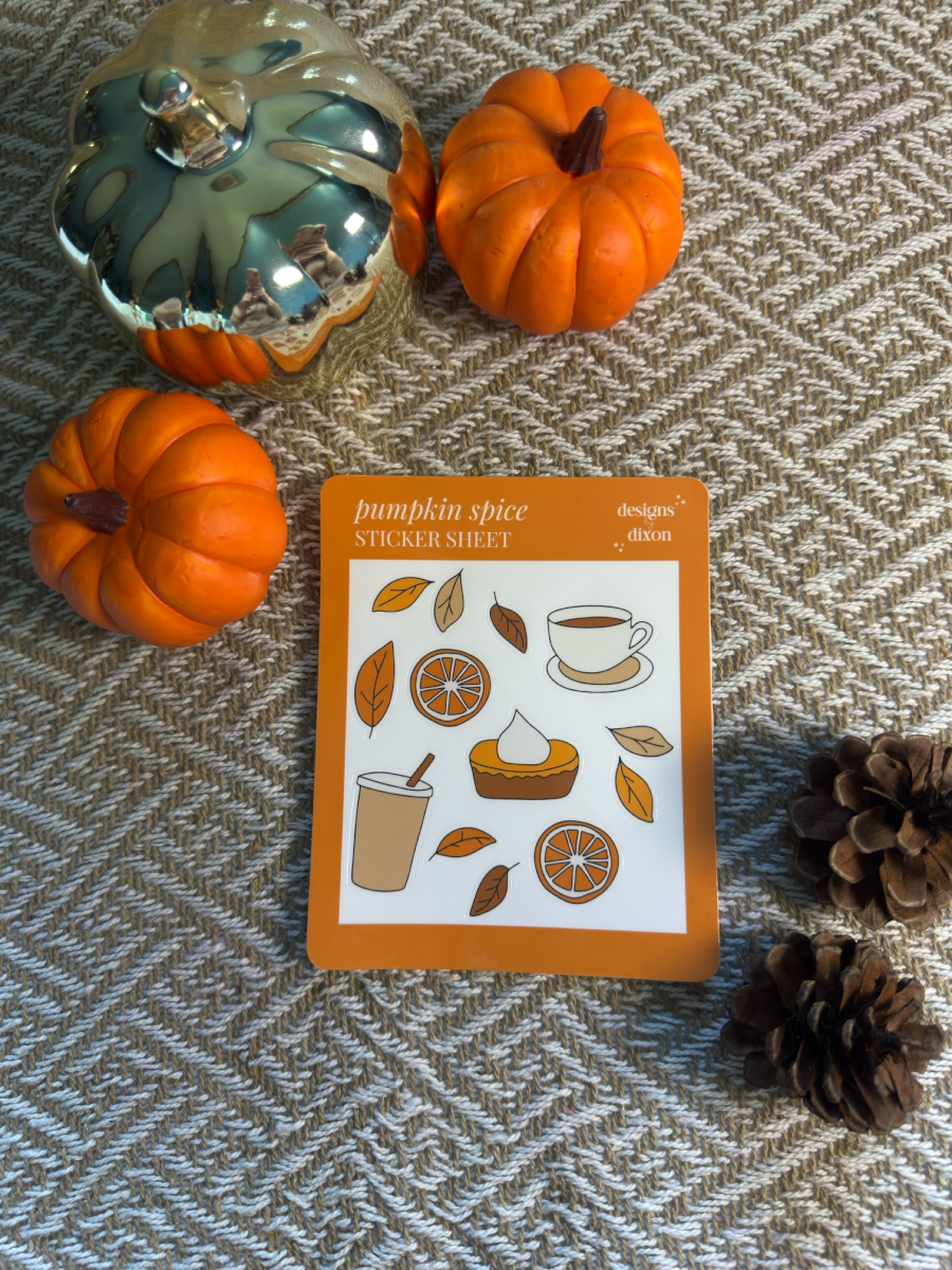 Pumpkin Spice Sticker Sheet