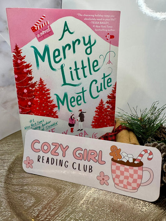 Cozy Girl Reading Club Holiday Bookmark