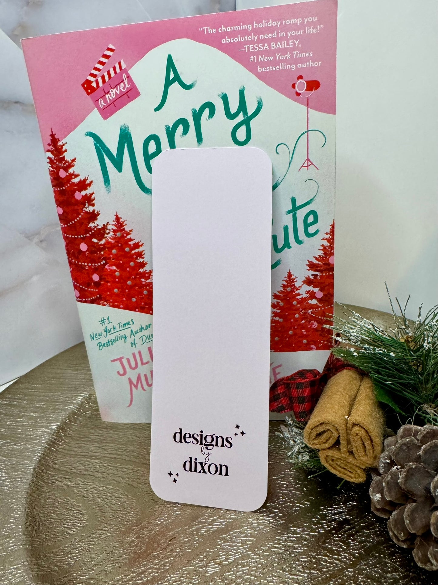 Christmas Calories Holiday Bookmark