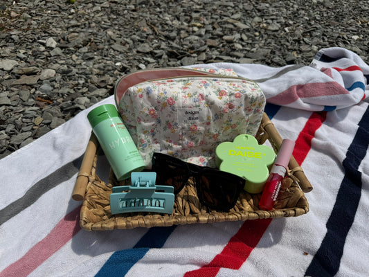 Reclaimed Vintage Fabric Makeup Bag