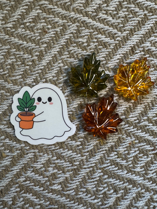 Plant Ghost Vinyl Sticker