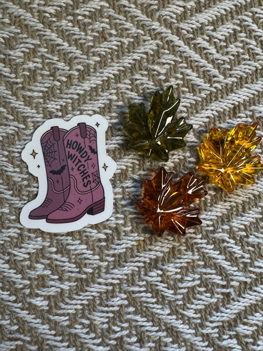 Howdy Witches Vinyl Sticker