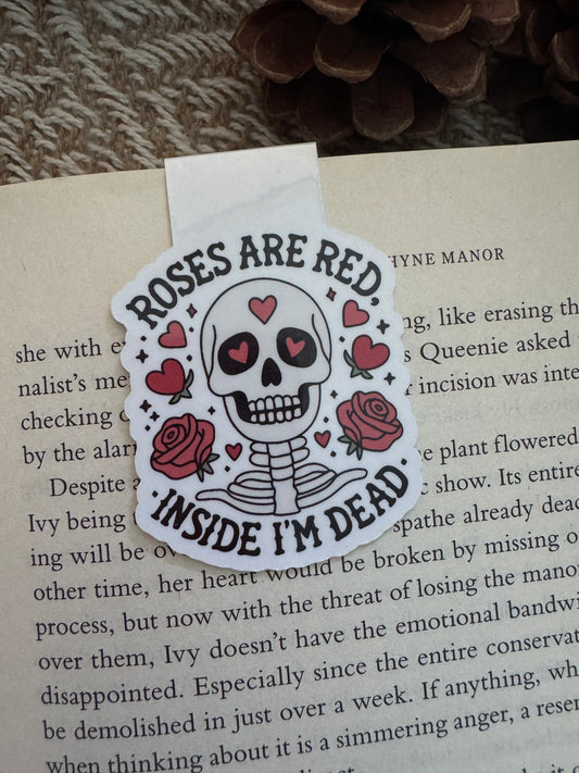 Roses Are Read...Magnetic Bookmark