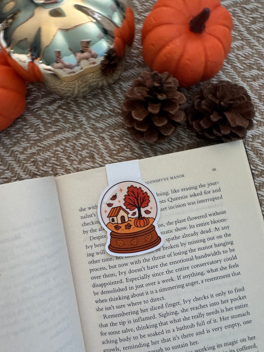 Autumn Globe Magnetic Bookmark
