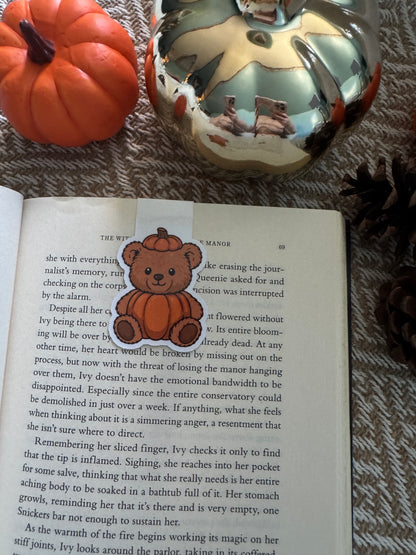 Halloween Teddy Magnetic Bookmark