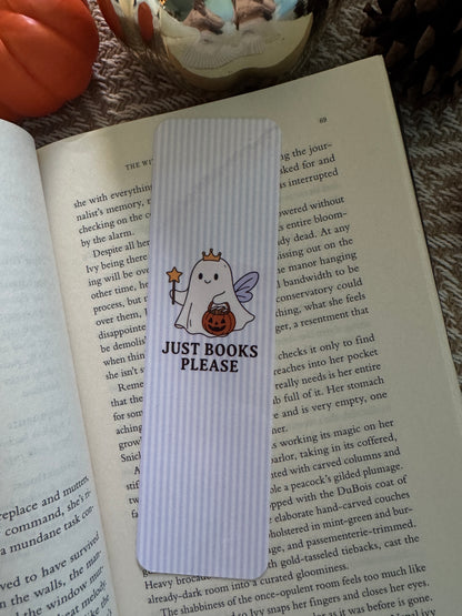 Just Books Please Halloween Bookmark
